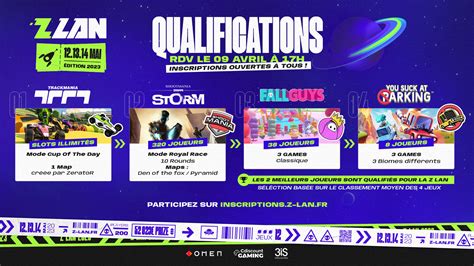 zlan jeux|ZLAN 2023: Games, Dates, Qualifications and all the info